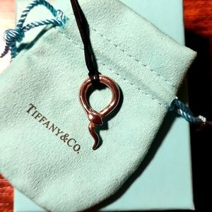 Authentic Tiffany & Co. Signed Elsa Peretti Ouroboros Necklace
